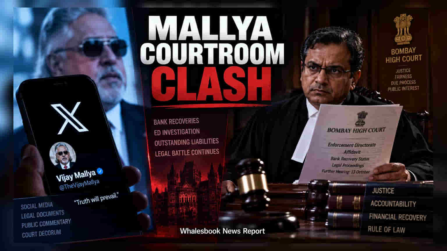 Bombay HC Warns Vijay Mallya Over Social Media Leak, Seeks Data