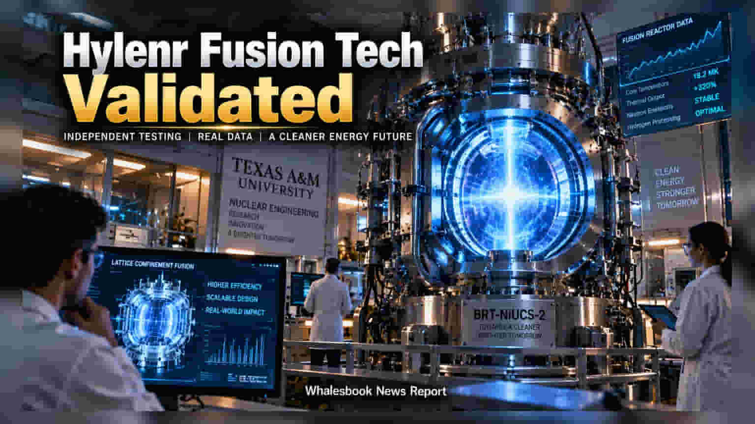 Hylenr Completes Phase 1 Fusion Validation at Texas A&M