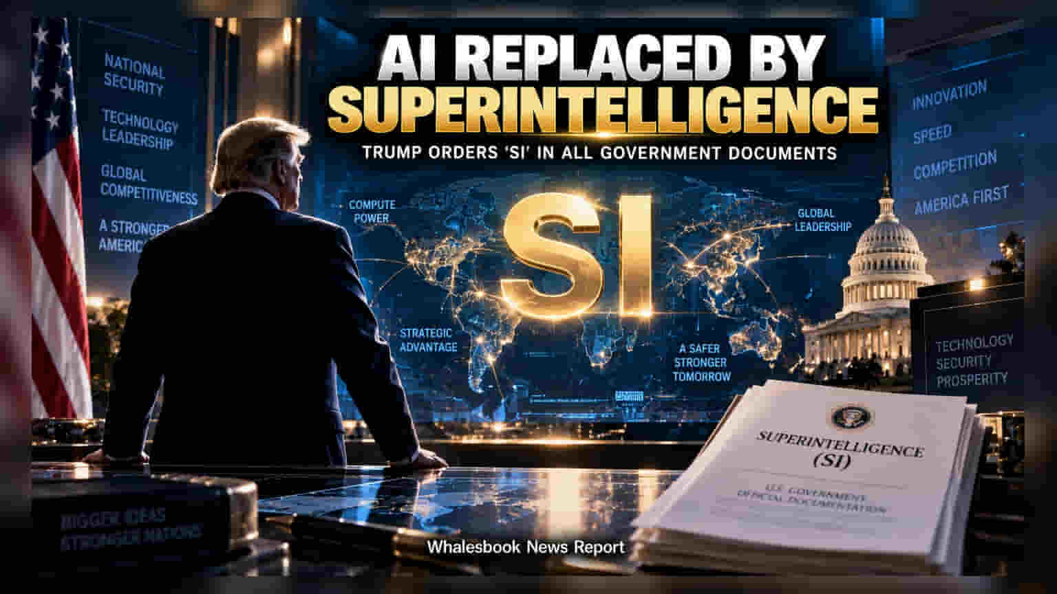 Trump Rebrands AI: ਹੁਣ AI ਨਹੀਂ, 'Superintelligence' ਹੋਵੇਗਾ ਨਵਾਂ ਨਾਮ, ਅਮਰੀਕੀ ਟੈਕ ਸੈਕਟਰ ਲਈ ਵੱਡਾ ਬਦਲਾਅ