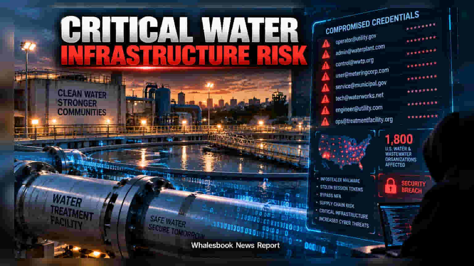 1,700+ U.S. Water Utilities Hit by Cybersecurity Risks