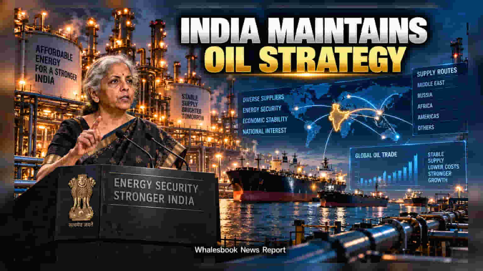 India Keeps Flexible Crude Import Strategy To Ensure Stability
