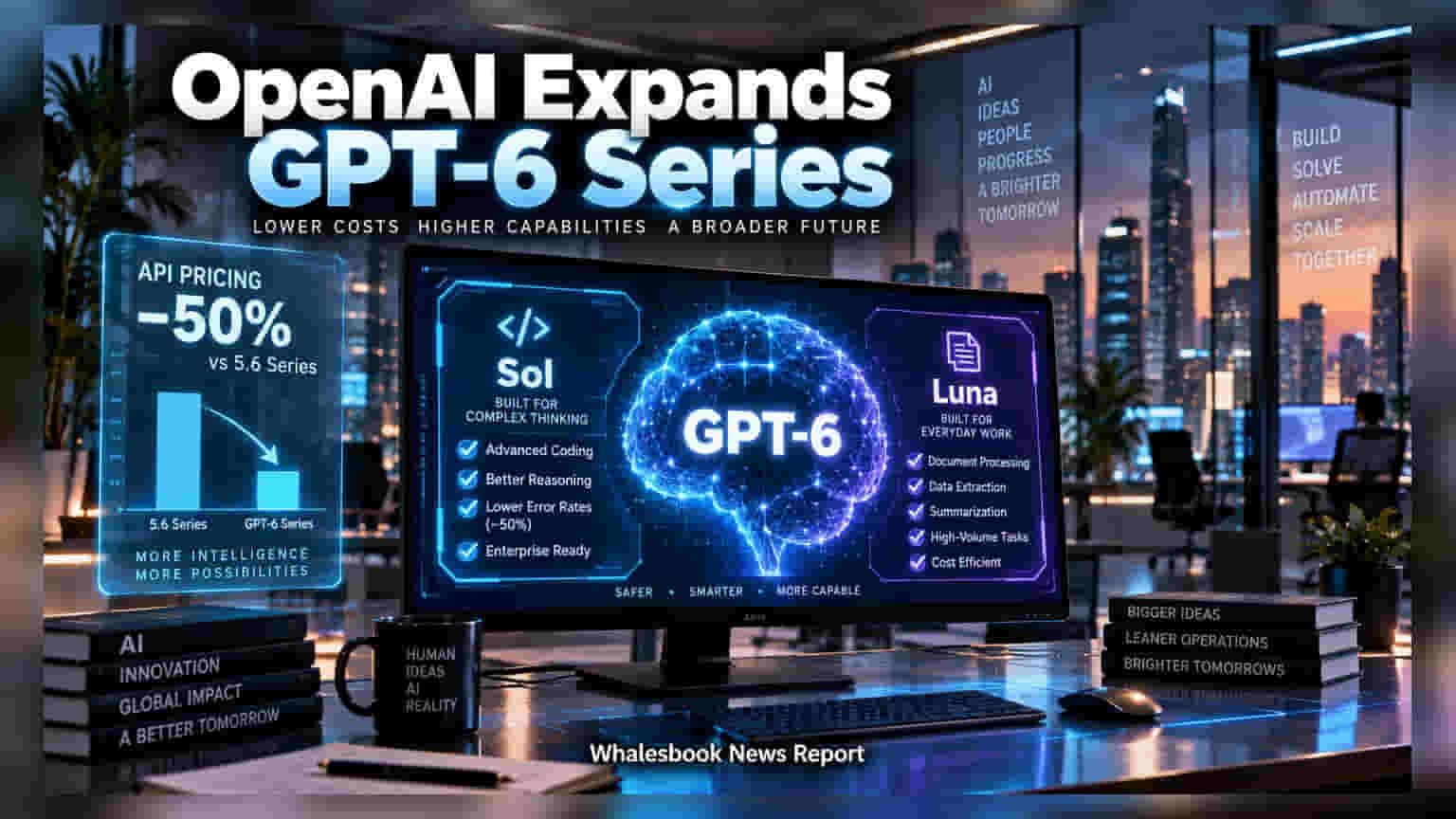 OpenAI Launches GPT-6 Sol And Luna Models With 50% Price Cut