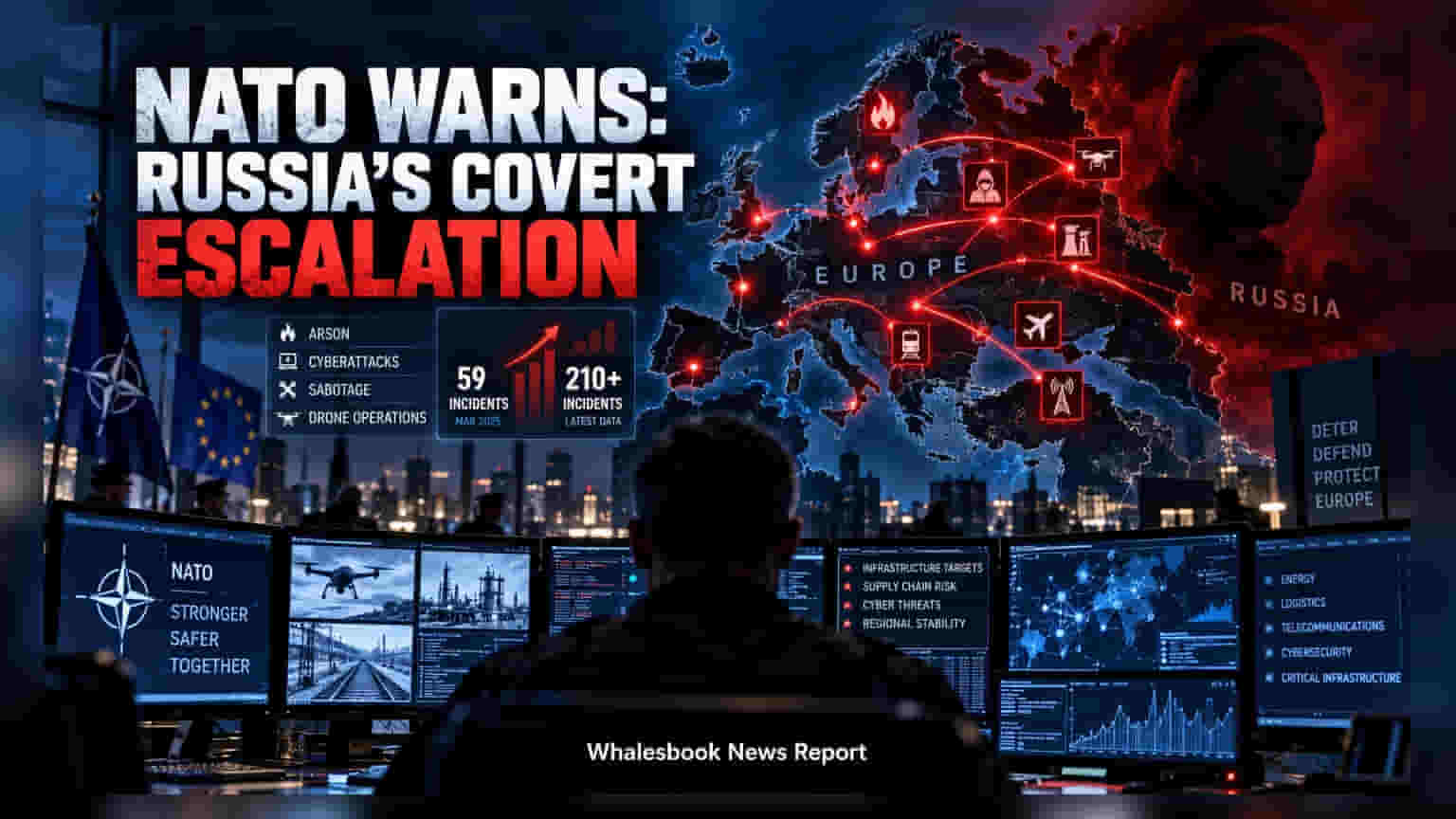 NATO Warns Of Rising Russian Sabotage Across Europe