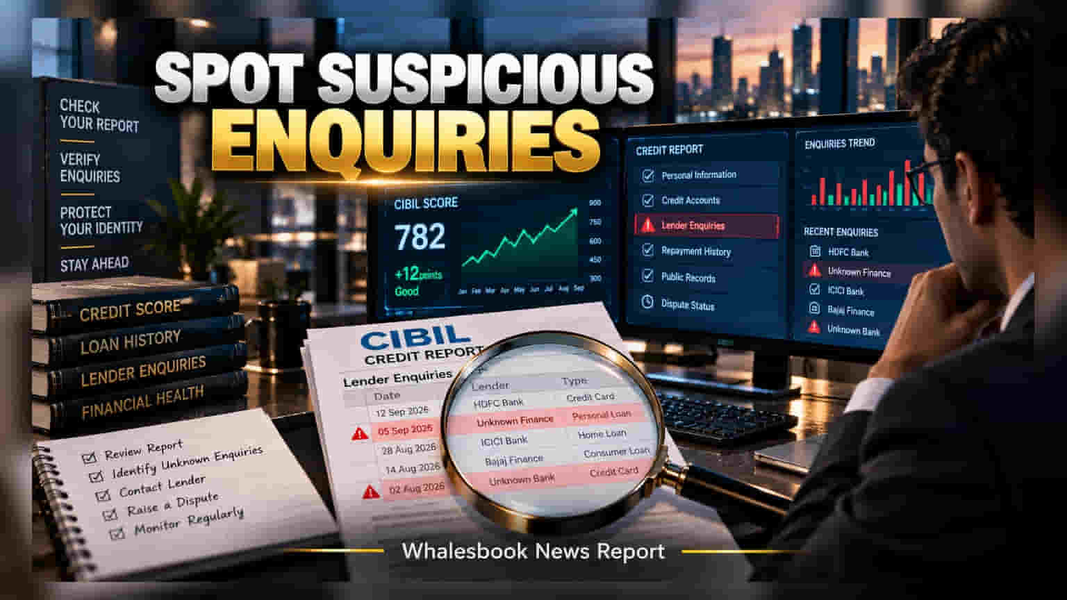 How To Detect Suspicious CIBIL Credit Report Enquiries