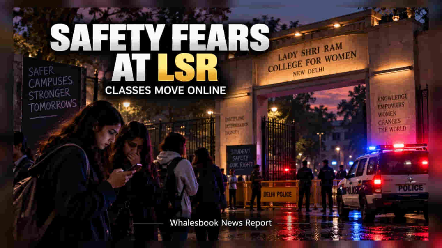 Lady Shri Ram College: દિલ્હીમાં સુરક્ષાના કારણોસર ઓનલાઈન ક્લાસ શરૂ, વિદ્યાર્થીઓમાં ફફડાટ