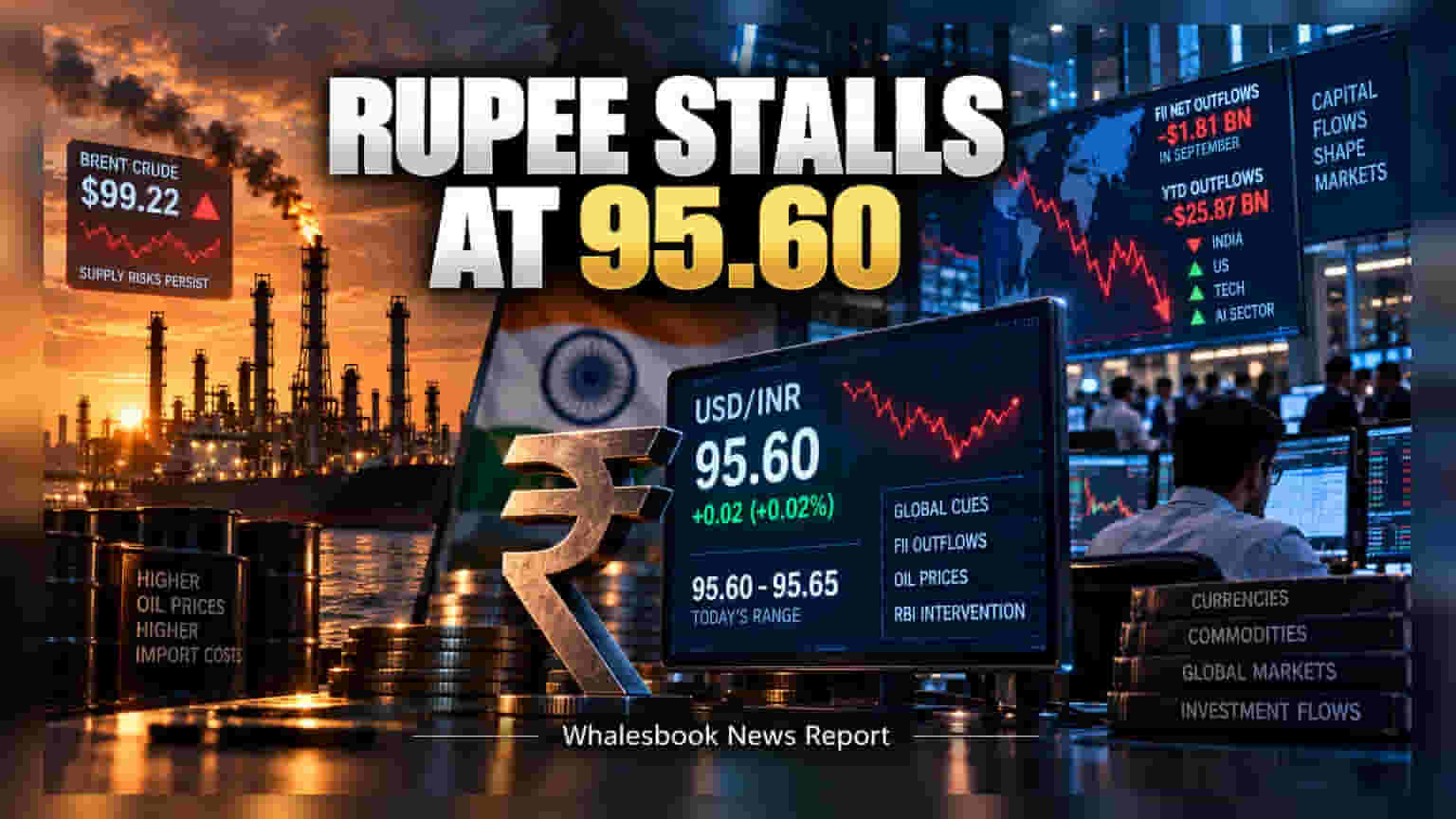 Indian Rupee: ਡਾਲਰ ਦੇ ਮੁਕਾਬਲੇ ਰੁਪਿਆ ਕਮਜ਼ੋਰ, ਤੇਲ ਦੀਆਂ ਕੀਮਤਾਂ ਤੇ FIIs ਦੀ ਵਿਕਰੀ ਨੇ ਵਧਾਈ ਚਿੰਤਾ