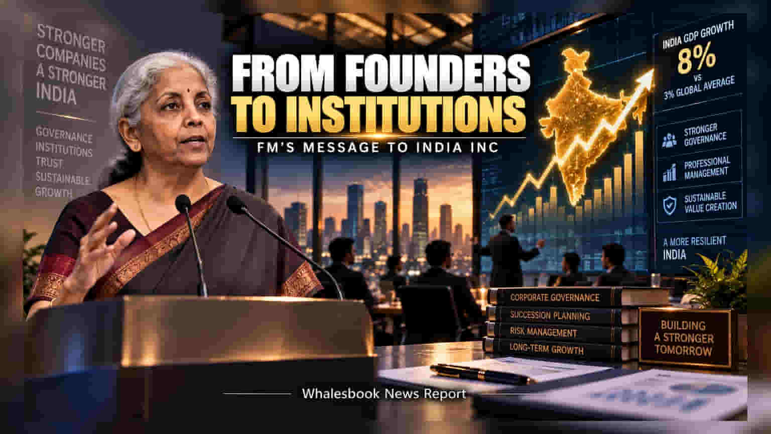 FM Nirmala Sitharaman Urges Indian Firms to Professionalize