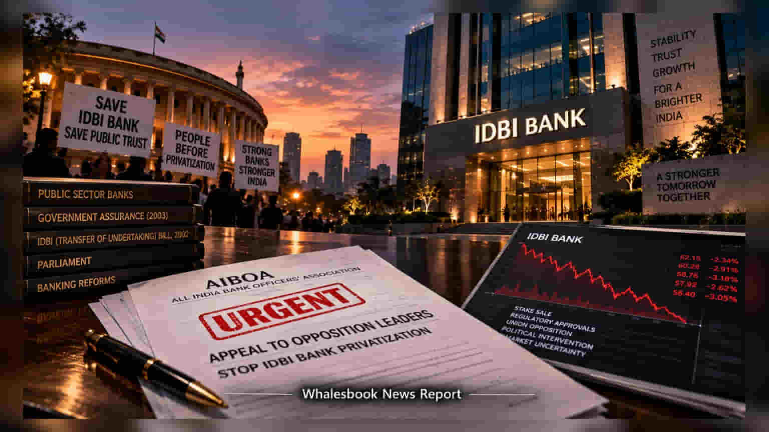 IDBI Bank Privatization: ਸਰਕਾਰ ਦੇ ਫੈਸਲੇ ਵਿਰੁੱਧ AIBOA ਨੇ ਵਿਰੋਧੀ ਧਿਰ ਤੋਂ ਮੰਗੀ ਮਦਦ