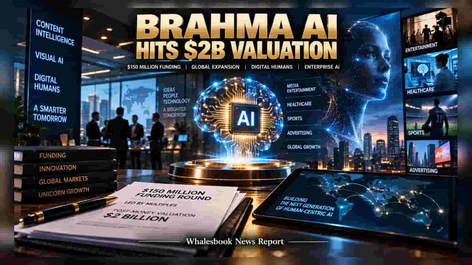 Brahma AI ਦਾ ਵੱਡਾ ਕਾਰਨਾਮਾ: **$2 ਅਰਬ** ਦੀ ਵੈਲਿਊਏਸ਼ਨ ਨਾਲ ਬਣੀ ਨਵੀਂ ਯੂਨੀਕੋਰਨ, **$150 ਮਿਲੀਅਨ** ਦਾ ਫੰਡ ਜੁਟਾਇਆ