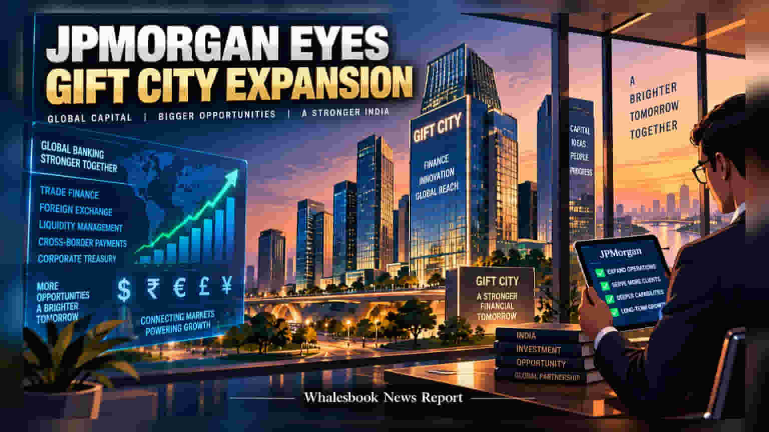 JPMorgan નો મોટો પ્લાન: GIFT City માં બિઝનેસને બમણો કરશે, ભારત પર વધ્યો વિશ્વાસ