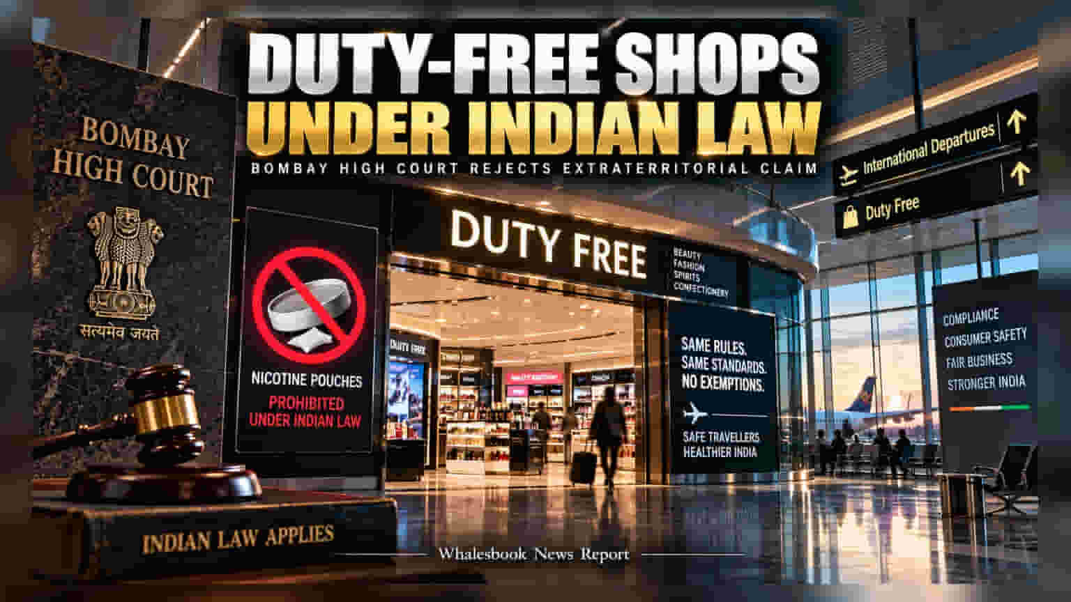 Bombay HC चा मोठा निर्णय: एअरपोर्टवरील ड्युटी-फ्री शॉप्सना आता भारतीय कायद्याचे बंधन