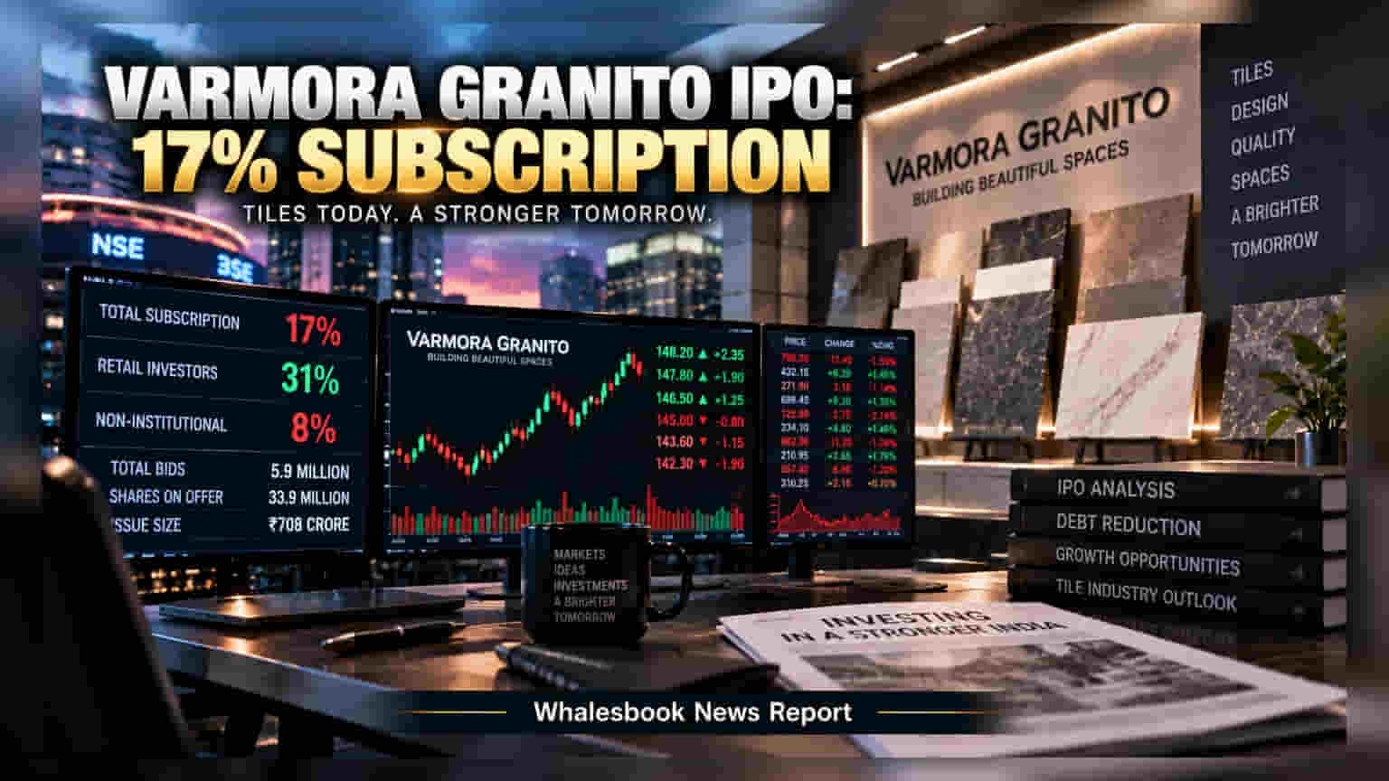 Varmora Granito IPO Subscription Hits 17% on Day Two