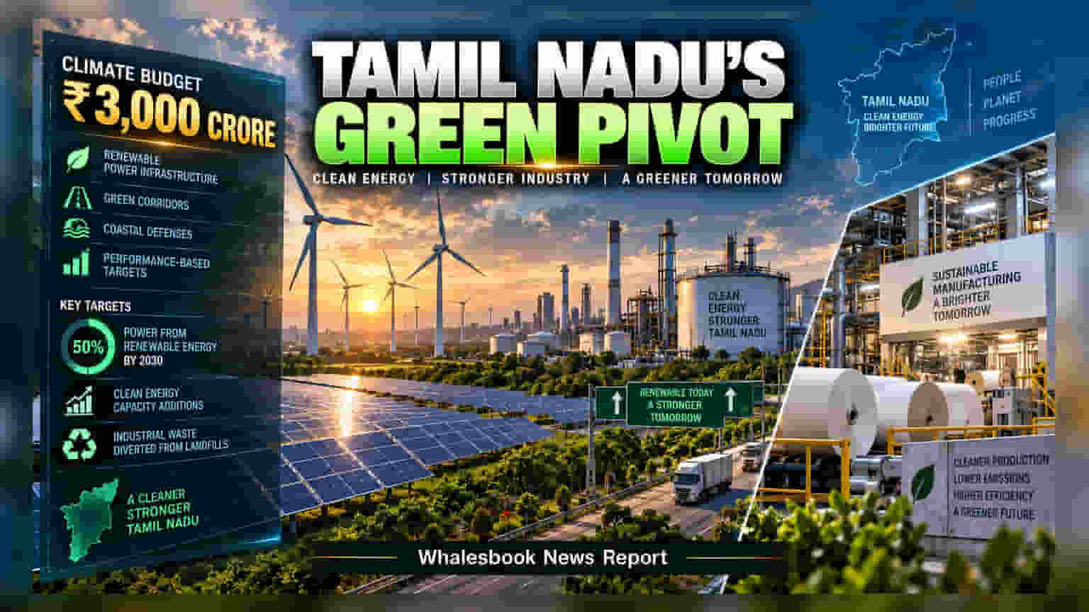 TN Budget Allocates ₹3,000 Crore For Green Initiatives