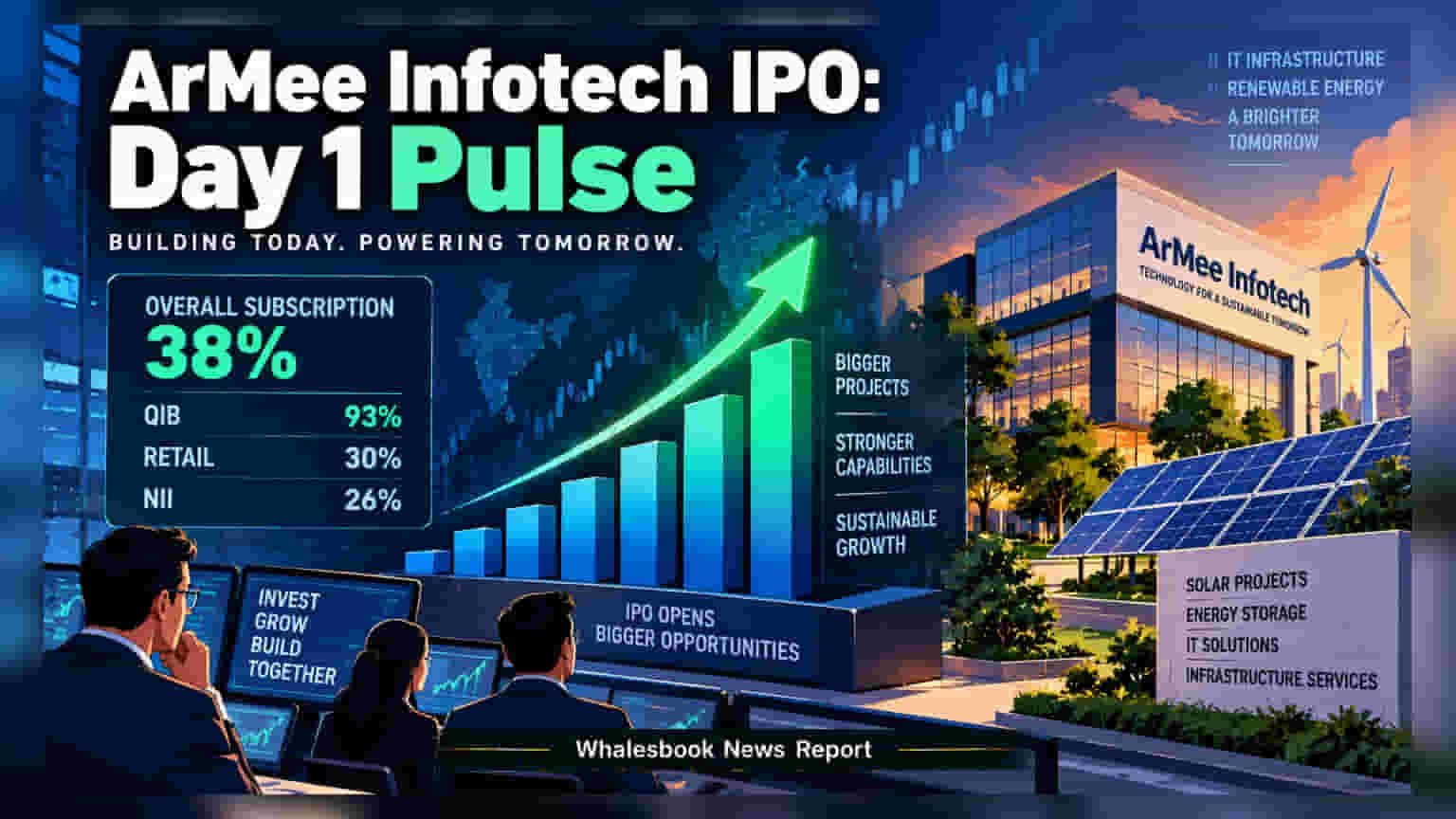 ArMee Infotech IPO: बाजारात जोरदार एन्ट्री, पहिल्याच दिवशी ३८% सबस्क्रिप्शन!