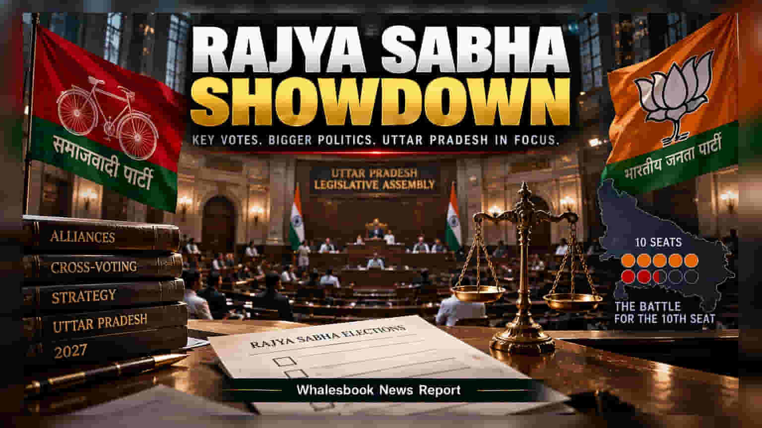 UP Rajya Sabha Polls: Samajwadi Party Eyes 3rd Seat Amid Arithmetic Hurdle