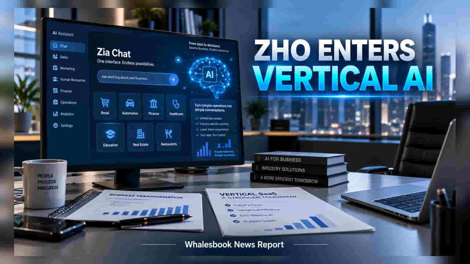 Zoho Launches Zia Chat and 7 New SaaS Tools for Industry