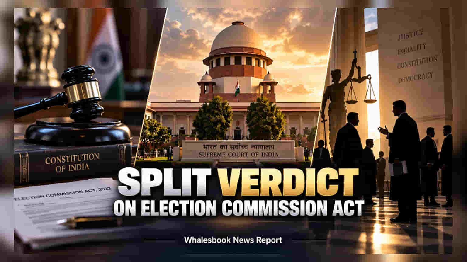 Election Commission Appointment: निवडणूक आयुक्तांच्या नियुक्ती कायद्यावर सर्वोच्च न्यायालयात 'स्प्लिट व्हर्डिक्ट'