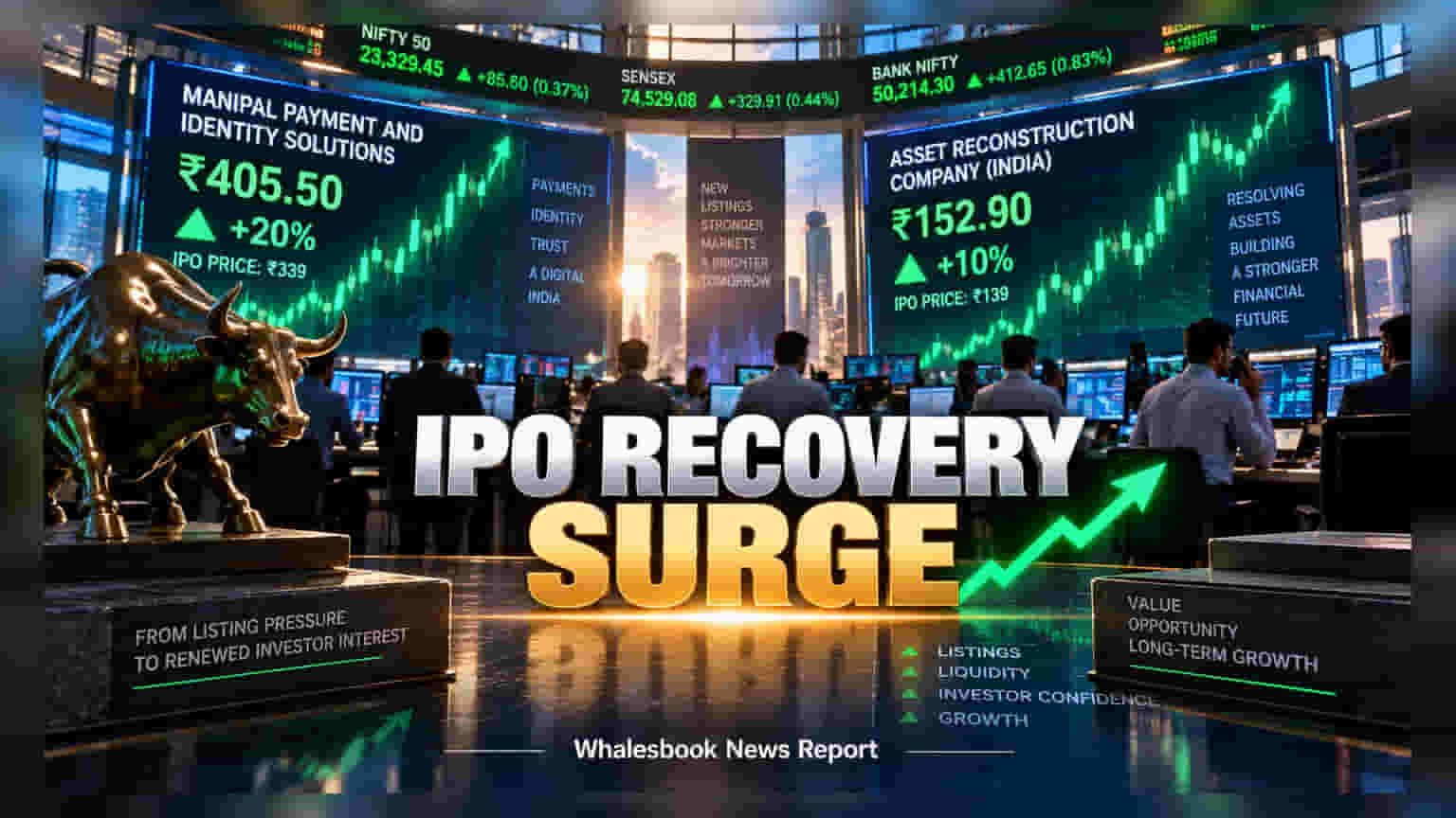 Recent IPOs Manipal Payment, ARCIL Rally to Upper Circuits