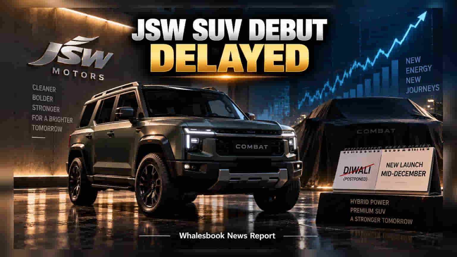 JSW Group SUV Launch: દિવાળી પર નહીં આવે JSW ની પ્રથમ SUV, જાણો નવી ડેડલાઈન અને પ્લાન