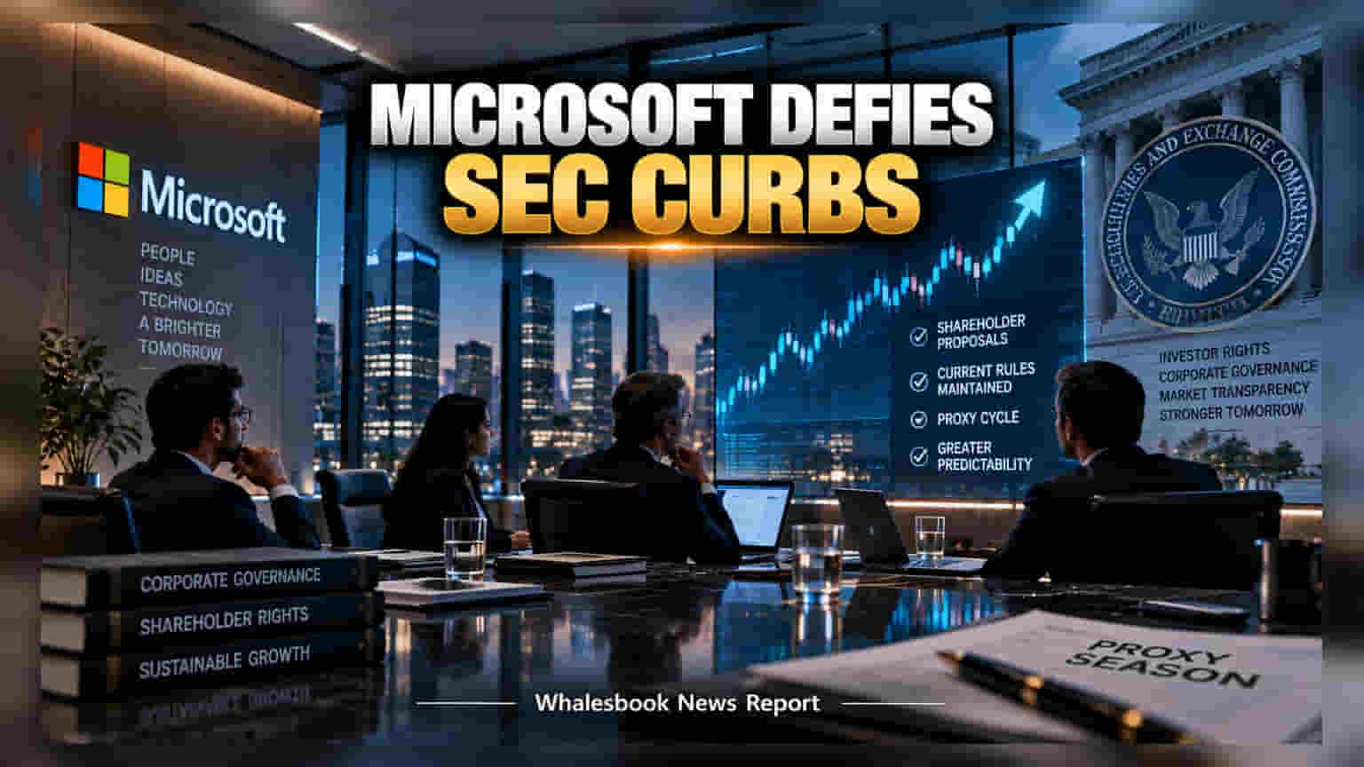 Microsoft Shareholder News: શેરહોલ્ડર પ્રપોઝલના નિયમોમાં કોઈ ફેરફાર નહીં, રોકાણકારોને મળી રાહત
