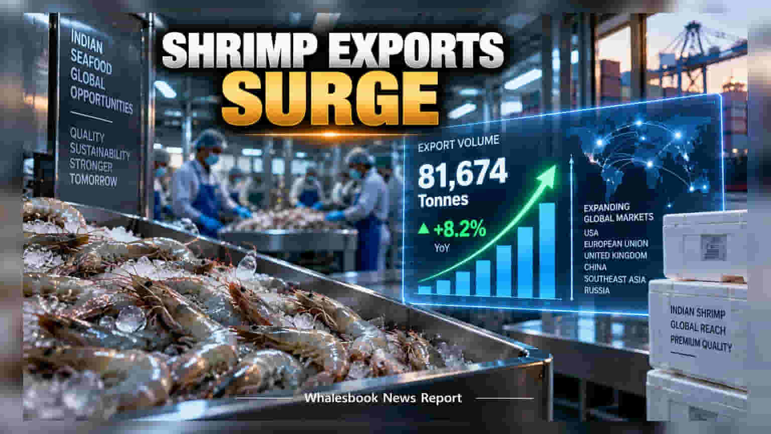 India Shrimp Exports: ஜூலை மாதத்தில் புதிய சாதனை, இறால் ஏற்றுமதியில் அதிரடி வளர்ச்சி!
