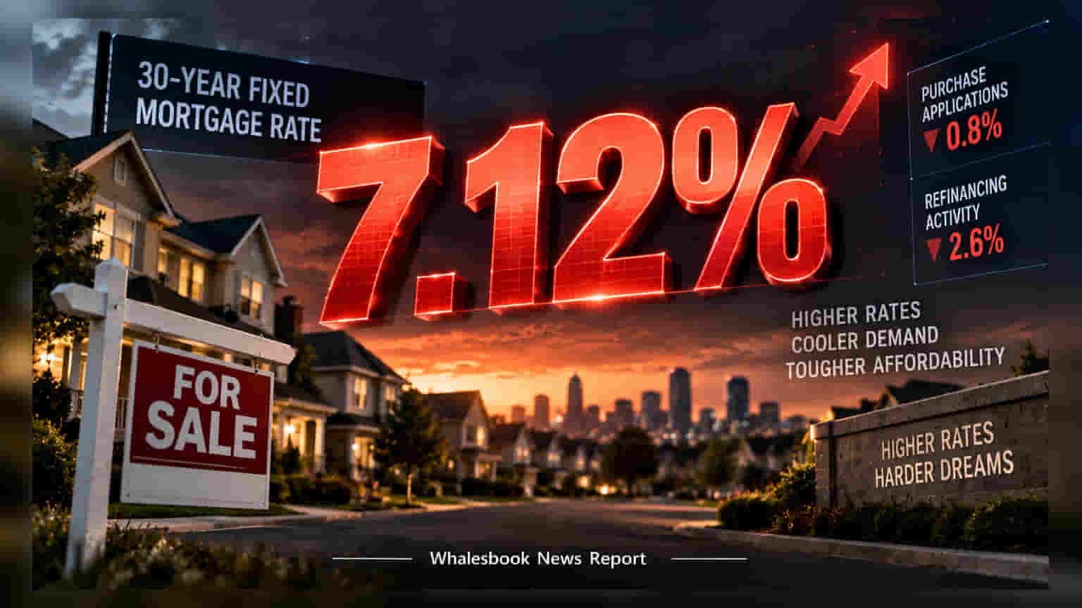 US Mortgage Rates Top 7.12%, Highest Since May 2024