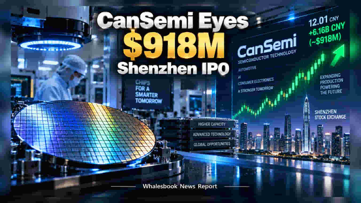CanSemi Technology चा धडाका! शेन्झेन स्टॉक एक्स्चेंजवर $918 दशलक्षचे मेगा IPO