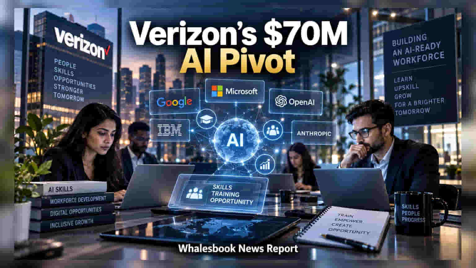 Verizon Launches $70 Million AI Workforce Training Plan