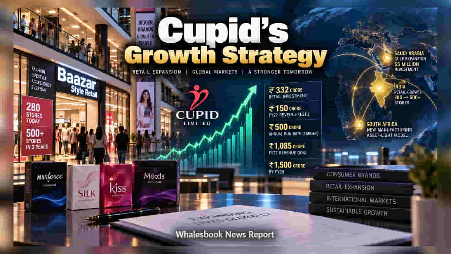 Cupid Ltd ਦਾ ਨਵਾਂ ਪਲਾਨ: Baazar Style Retail ਨਾਲ ਸਾਂਝੇਦਾਰੀ, ₹500 ਕਰੋੜ ਰੈਵੇਨਿਊ ਦਾ ਟੀਚਾ