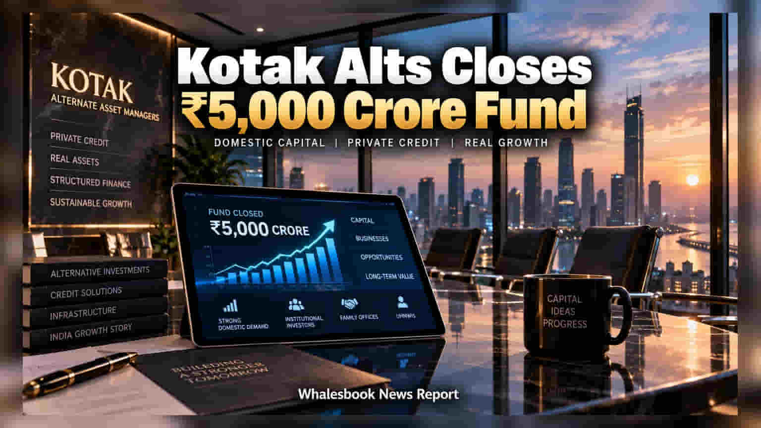 Kotak Alternate Asset Managers: ₹5,000 ਕਰੋੜ ਦਾ ਫੰਡ ਇਕੱਠਾ, ਭਾਰਤੀ ਬਾਜ਼ਾਰ ਲਈ ਵੱਡੀ ਖਬਰ