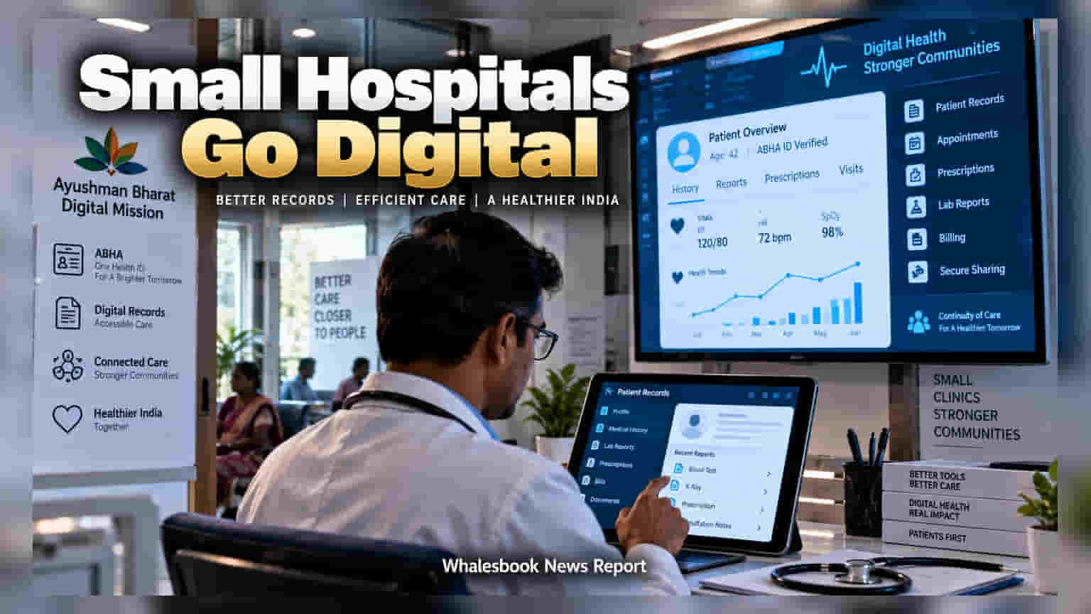 Small Indian Hospitals: Ayushman Bharat Mission ਨਾਲ ਬਦਲੇਗੀ ਹਸਪਤਾਲਾਂ ਦੀ ਤਸਵੀਰ, ਡਿਜੀਟਲ ਟੈਕਨਾਲੋਜੀ ਦਾ ਵਧਿਆ ਰੁਝਾਨ