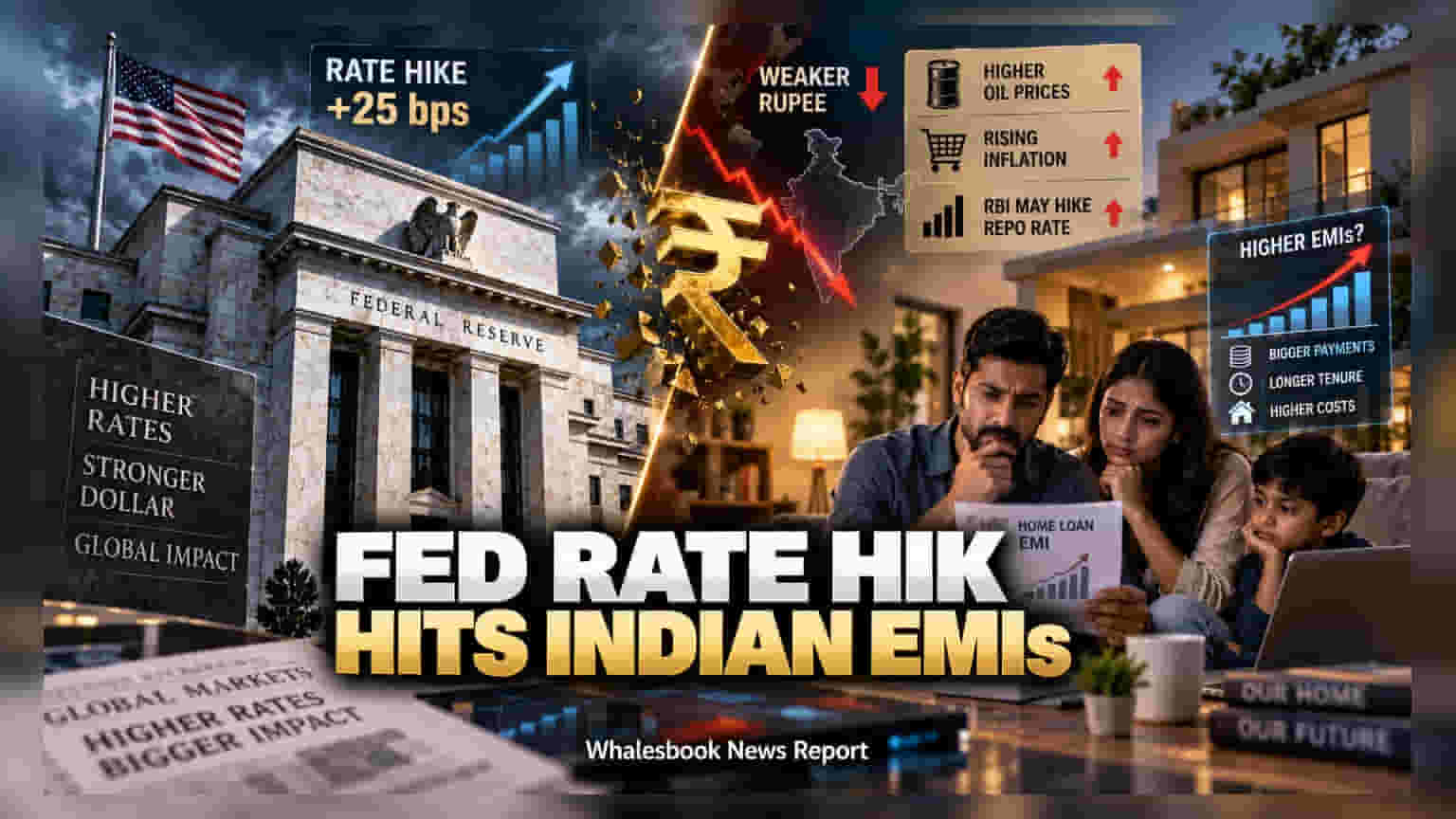 US Fed Rate Hike: RBI 'ਤੇ ਵਧਿਆ ਦਬਾਅ, ਜਾਣੋ ਤੁਹਾਡੀ EMI 'ਤੇ ਕੀ ਪਵੇਗਾ ਅਸਰ