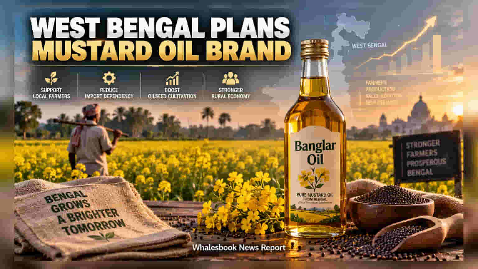 West Bengal ਦਾ ਨਵਾਂ ਕਦਮ: ਸਰਕਾਰੀ ਸਰ੍ਹੋਂ ਦੇ ਤੇਲ ਦਾ ਬ੍ਰਾਂਡ ਲਿਆਉਣ ਦੀ ਤਿਆਰੀ, ਬਾਹਰੀ ਨਿਰਭਰਤਾ ਘਟਾਉਣ 'ਤੇ ਜ਼ੋਰ