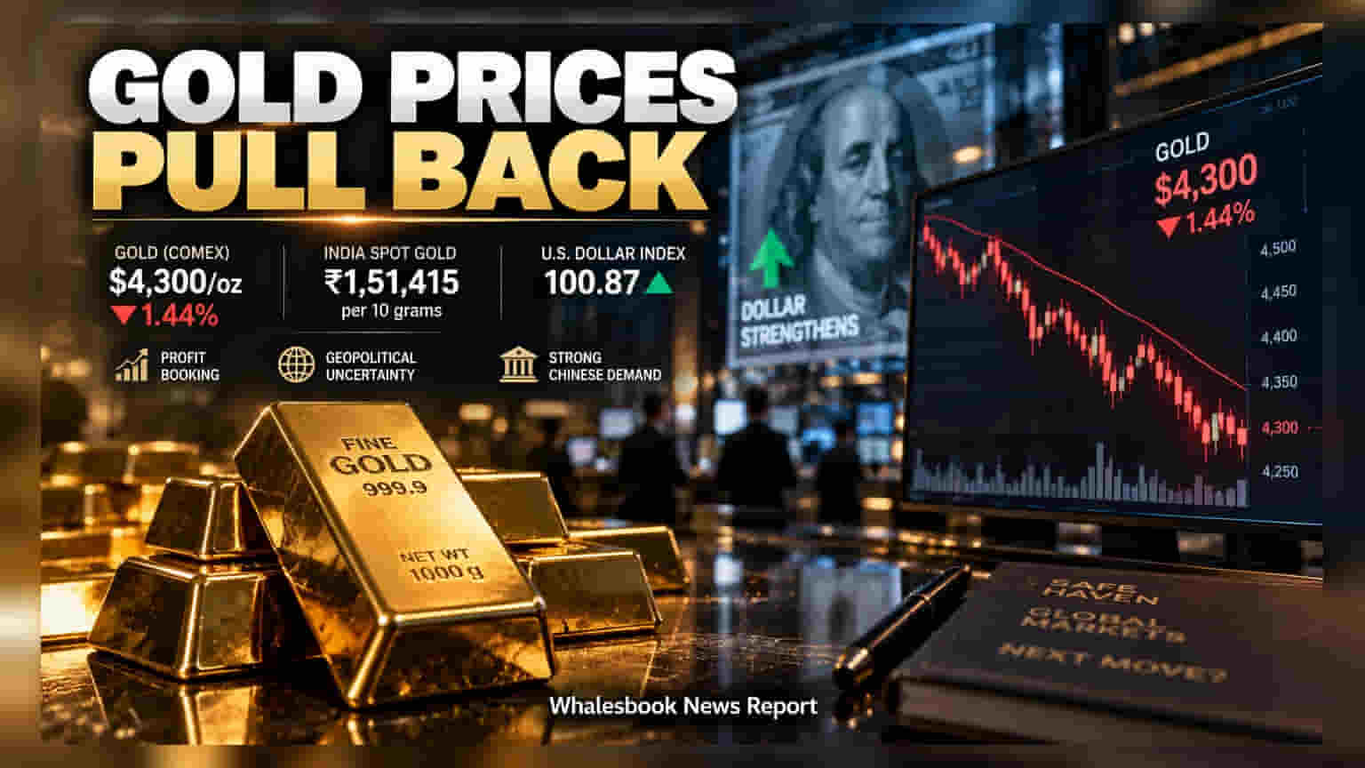 Gold Prices: ਡਾਲਰ ਦੀ ਚੜ੍ਹਤ ਨਾਲ ਸੋਨੇ 'ਚ ਗਿਰਾਵਟ, ਜਾਣੋ ਹੁਣ ਕੀ ਹਨ ਨਵੇਂ ਰੇਟ
