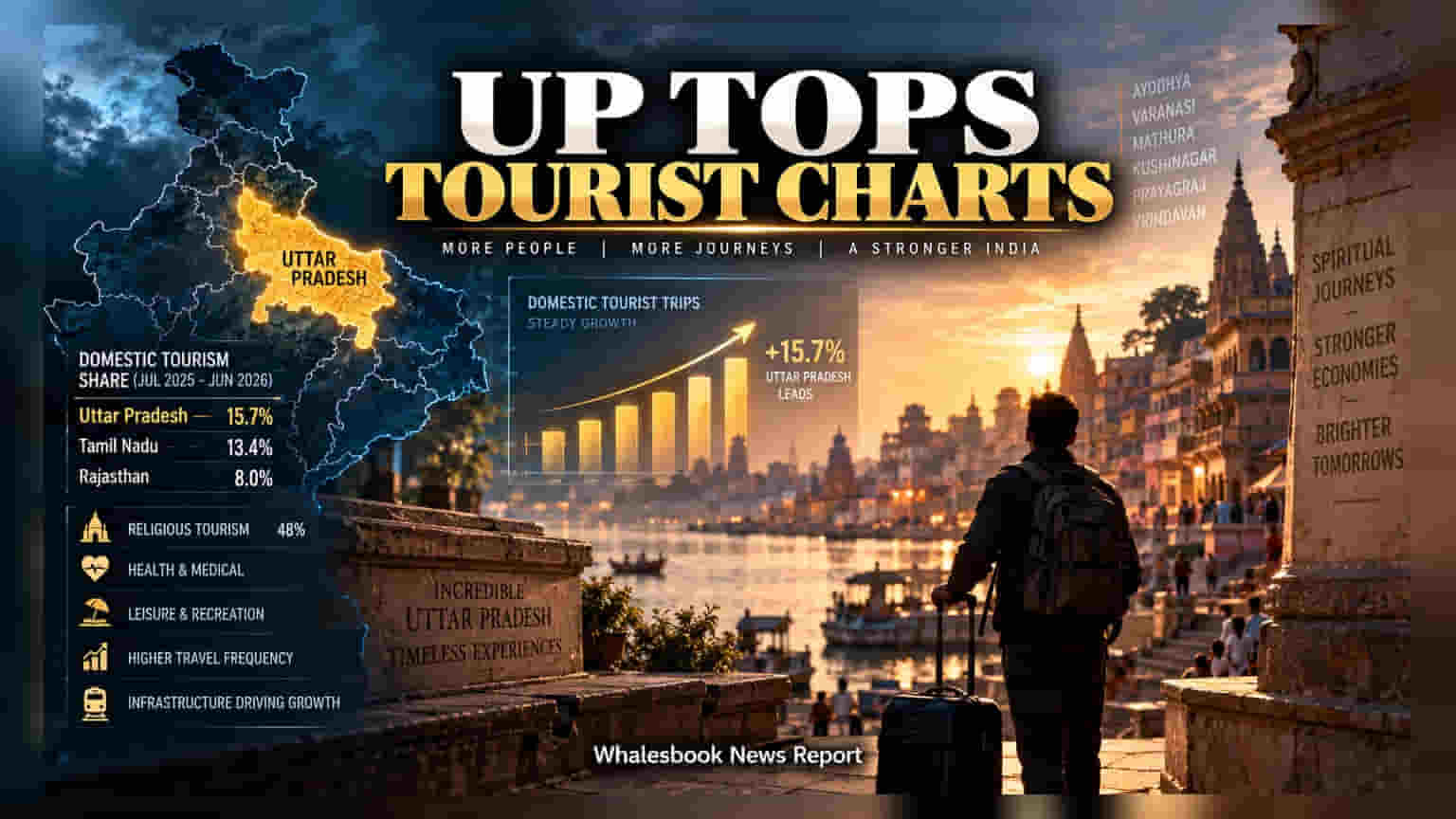 Domestic Tourism ਵਿੱਚ UP ਦਾ ਦਬਦਬਾ: ਇਨਵੈਸਟਰਾਂ ਲਈ ਕੀ ਹਨ ਵੱਡੇ ਮੌਕੇ?