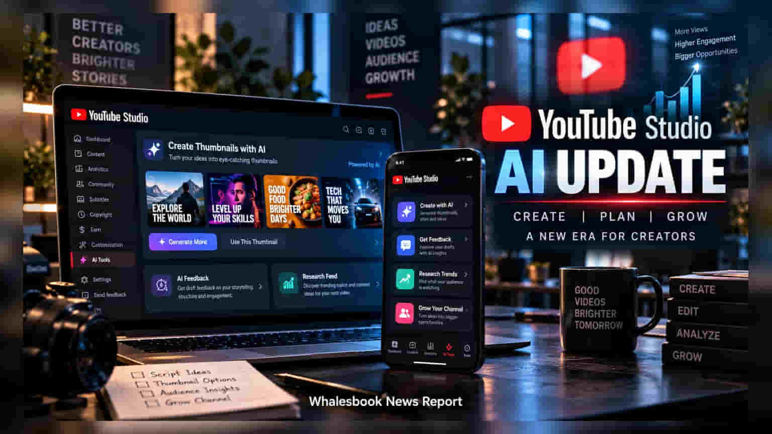 YouTube: क्रिएटर इकॉनमीमध्ये वर्चस्व टिकवण्यासाठी 'AI'चा मोठा डाव