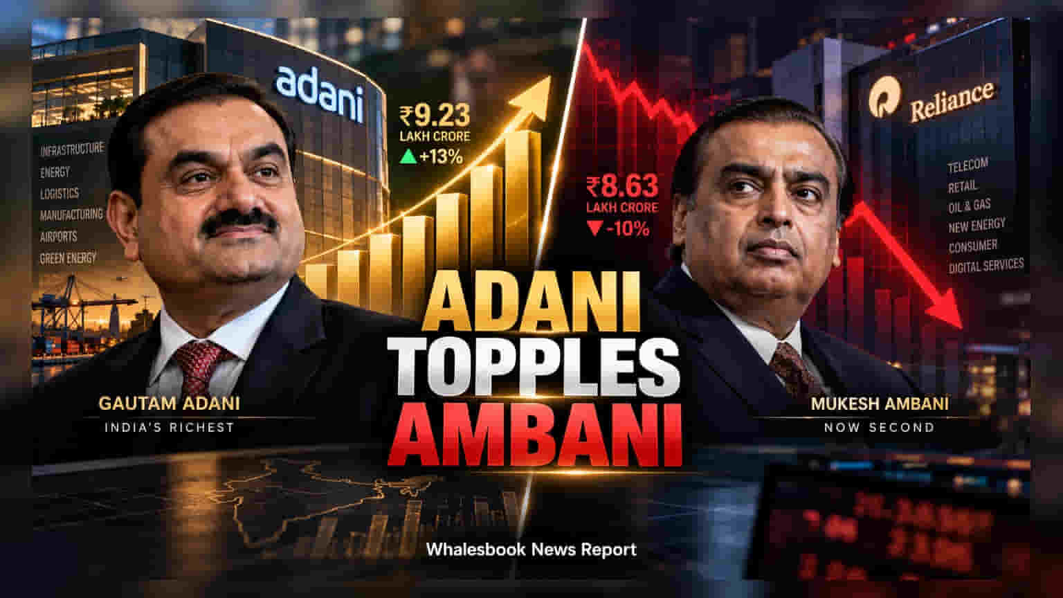 Adani Overtakes Ambani in 2026 Hurun India Rich List