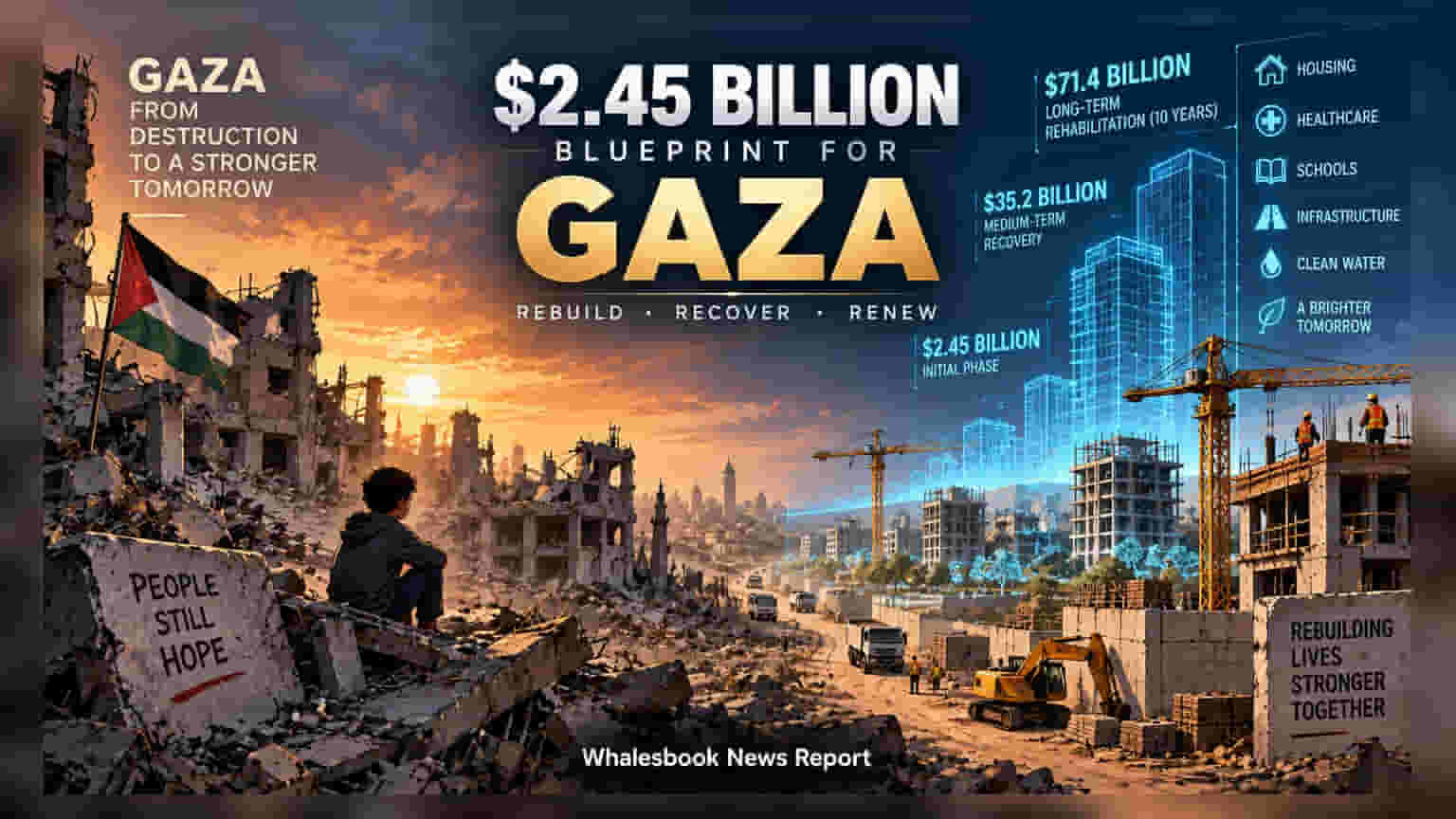 US-Backed Gaza Reconstruction Plan Proposed at $2.45 Billion