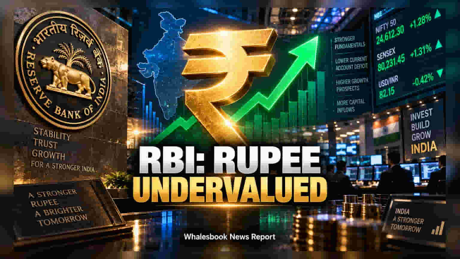 RBI: Indian Rupee Is Undervalued Despite 13% Decline