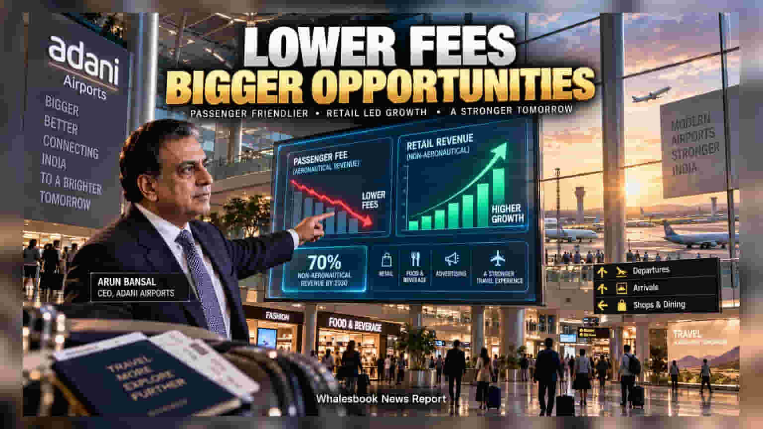 Adani Airports Plans to Cut Passenger Fees by 2030