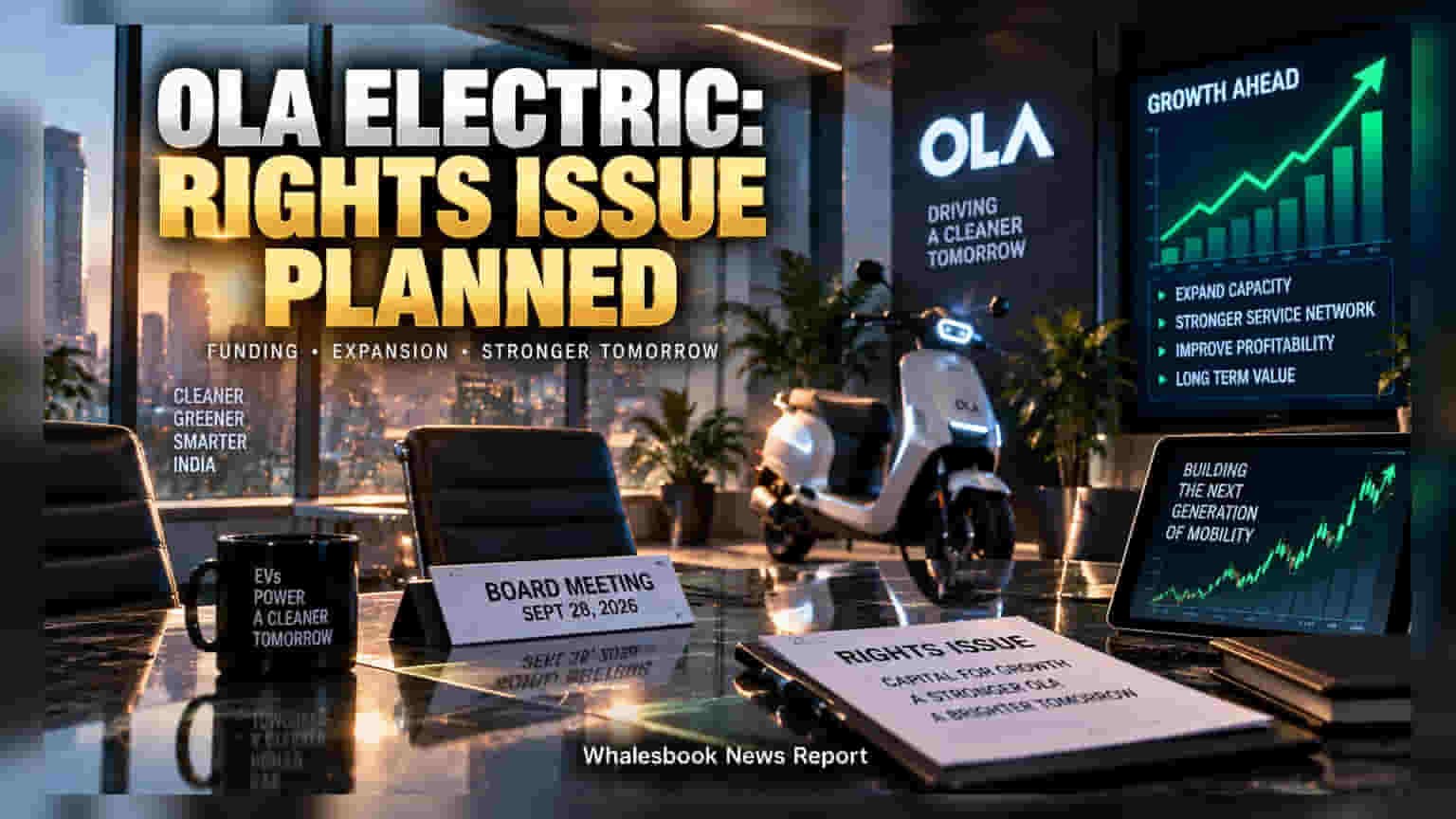 Ola Electric To Consider Rights Issue on September 28