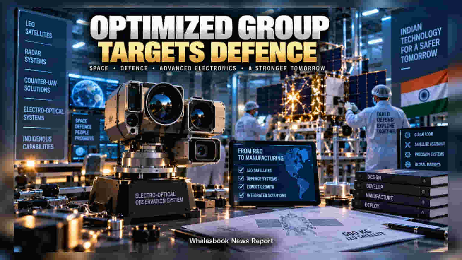 Optimized Group નો મોટો નિર્ણય: ડિફેન્સ સેક્ટર પર ફોકસ, **50%** રેવન્યુ મેળવવાનું લક્ષ્ય