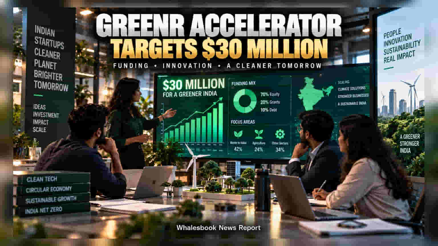 Greenr Sustainability Accelerator: ਭਾਰਤੀ ਕਲਾਈਮੇਟ ਸਟਾਰਟਅੱਪਸ ਲਈ **$30 ਮਿਲੀਅਨ** ਦੀ ਫੰਡਿੰਗ ਦੀ ਤਿਆਰੀ