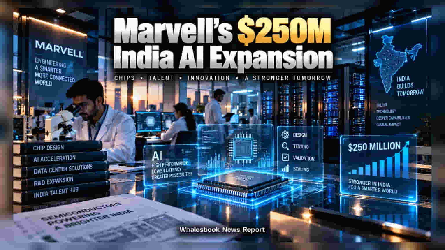 Marvell Tech चा भारतावर मोठा दाव! R&D विस्तारासाठी **$250 मिलियनची** गुंतवणूक