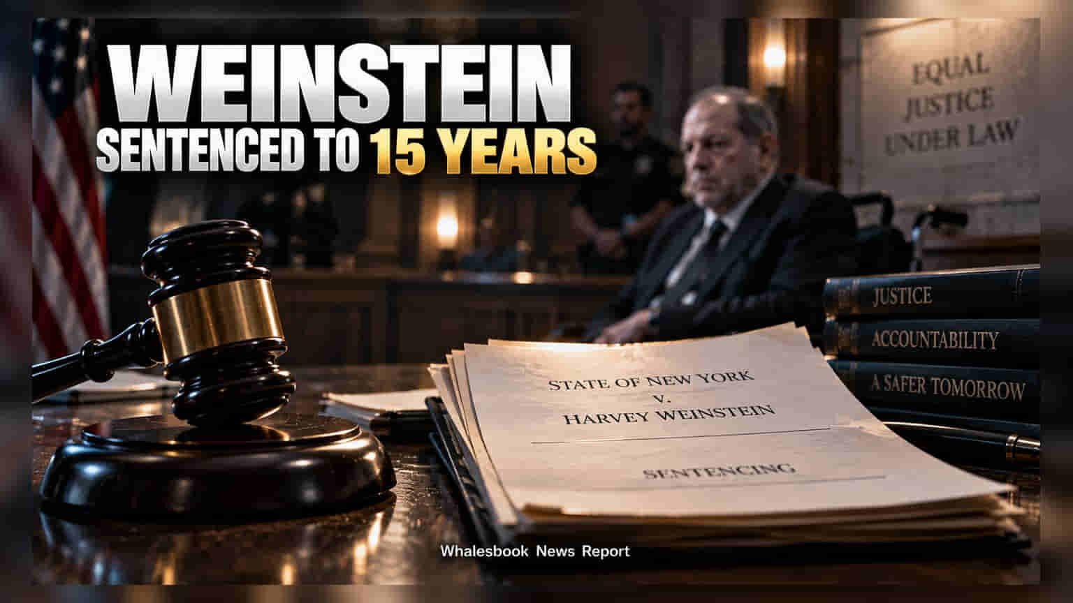 Harvey Weinstein ला मॅनहॅटन न्यायालयात १५ वर्षांची शिक्षा