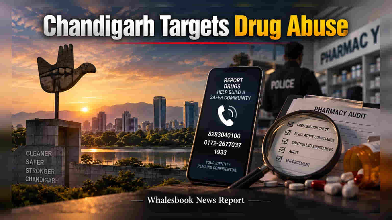 Chandigarh માં ફાર્મસીઓ પર કડક નજર, ડ્રગ્સ વિરુદ્ધ વહીવટીતંત્રનું મોટું અભિયાન