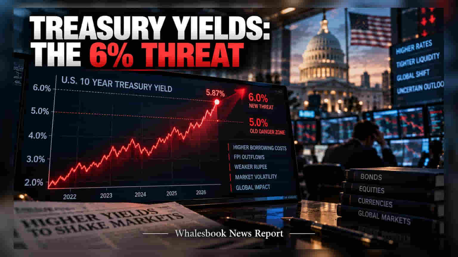 US 10-Year Treasury Yields Nearing 6%: What This Means For India