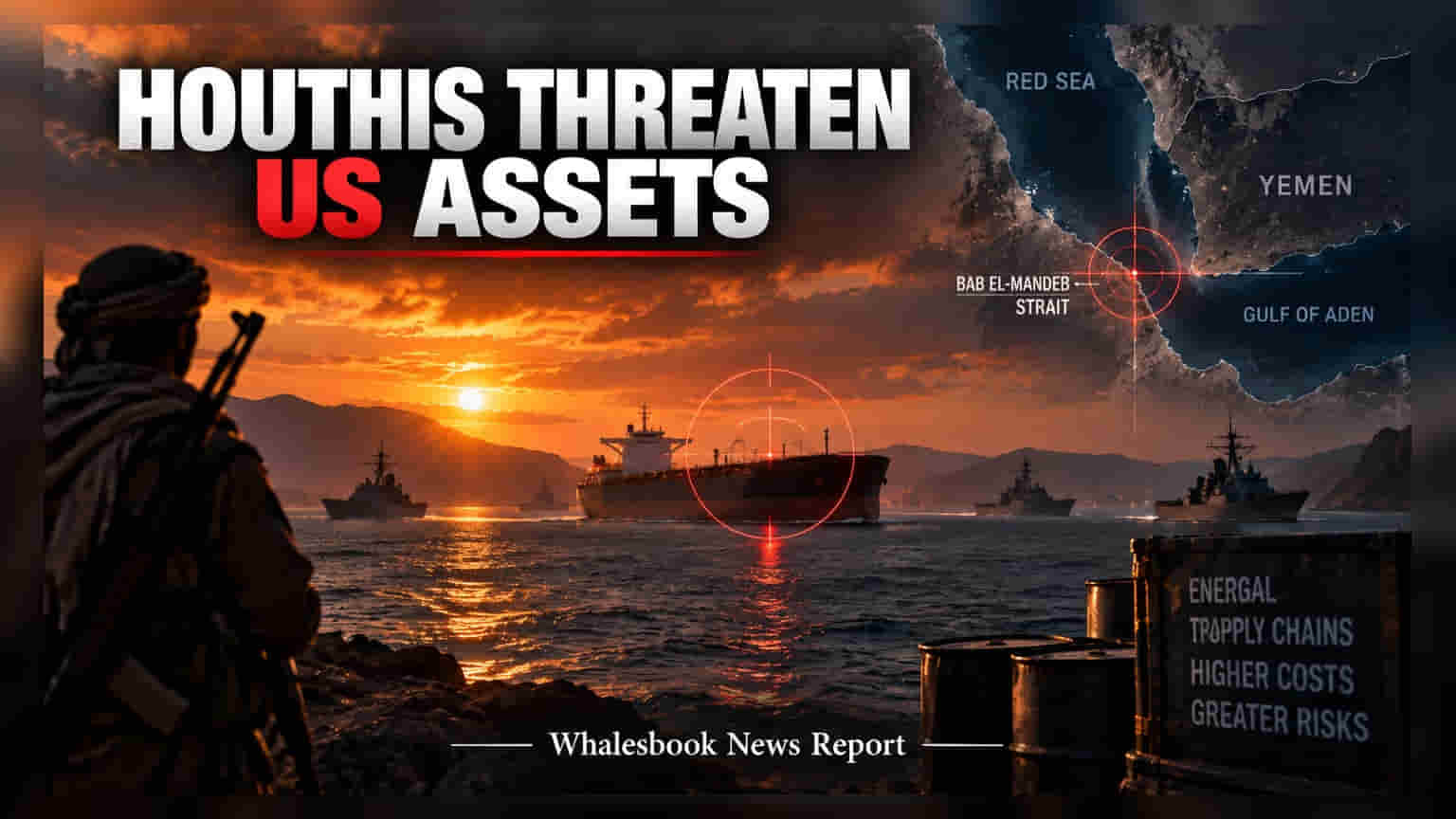 Houthi Threat To US Assets Puts Global Energy Routes On Alert
