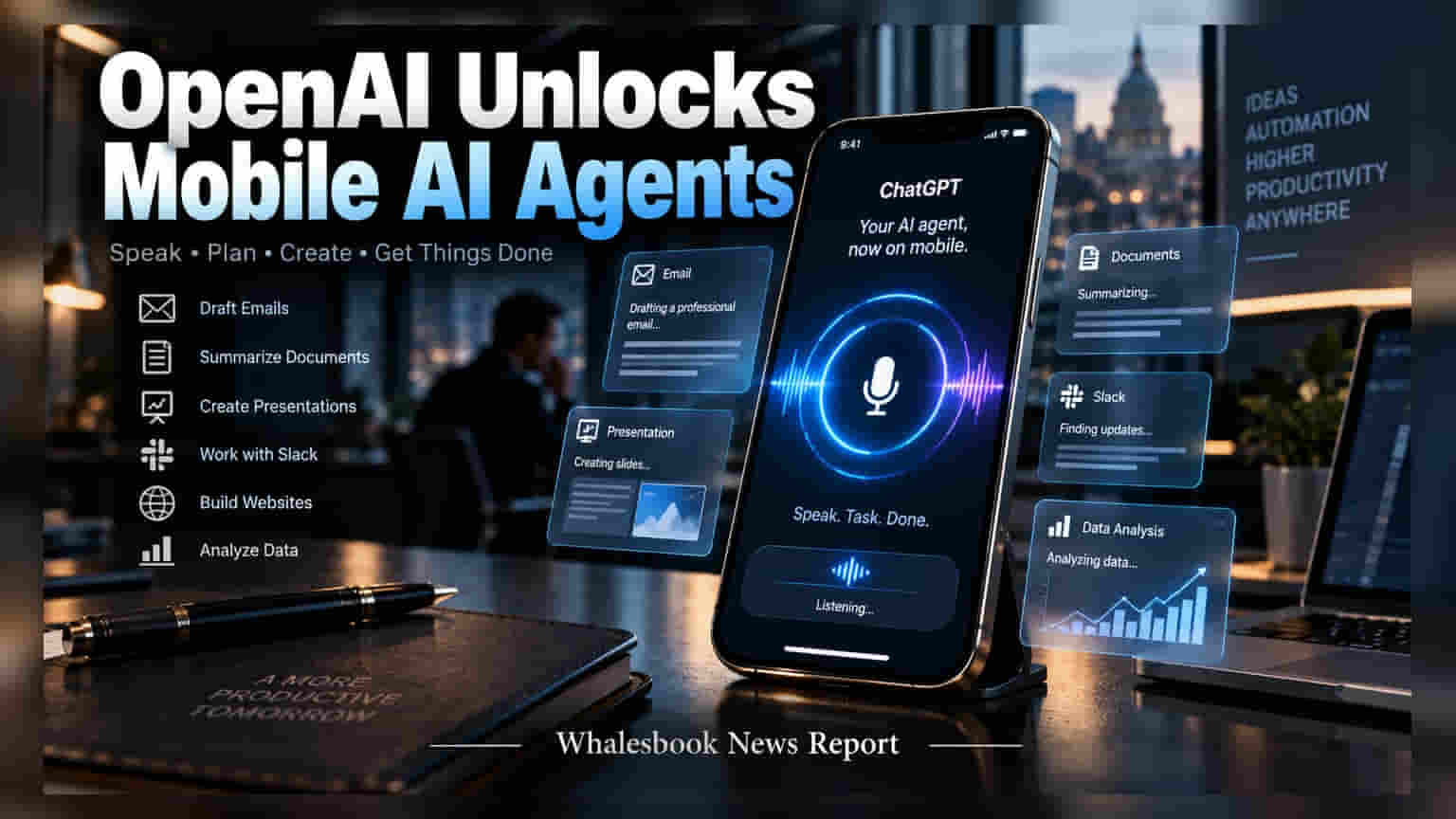 OpenAI: ChatGPT मोबाईल अॅपमध्ये नवीन 'Agentic Voice' फिचर्स, आता कामं होणार अधिक स्मार्ट