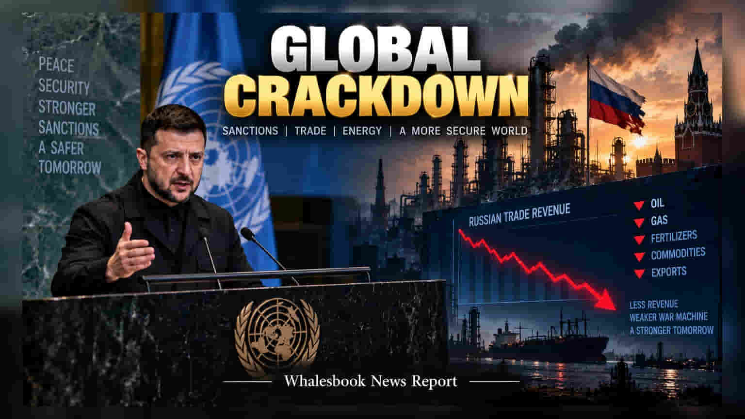Zelenskyy Calls For Stricter Russian Sanctions At UN